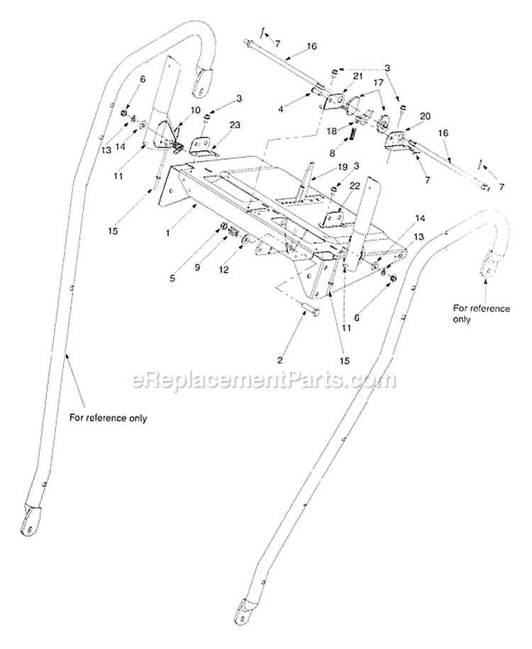 Page F Diagram and Parts List for 31AE553F401 1999 Yard Man Snow Blower